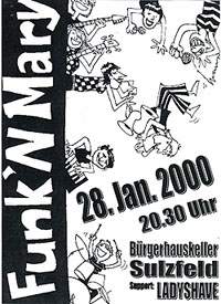 Funk'n Mary & Ladyshave im Bürgerhauskeller Funk'n Mary & Ladyshave im Bürgerhauskeller